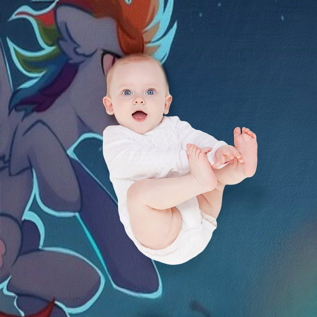 Rainbow Dash Quick-dry Throw Blanket