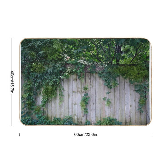 The Green Can Never Be Blocked  Stain-Proof Bath Mat