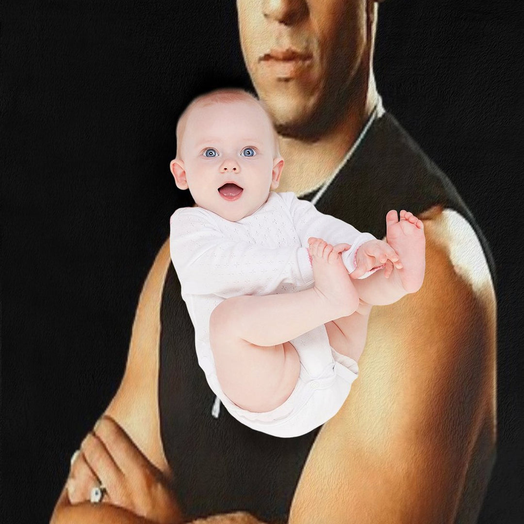 Dom Toretto Funny Man Travel-friendly Throw Blanket