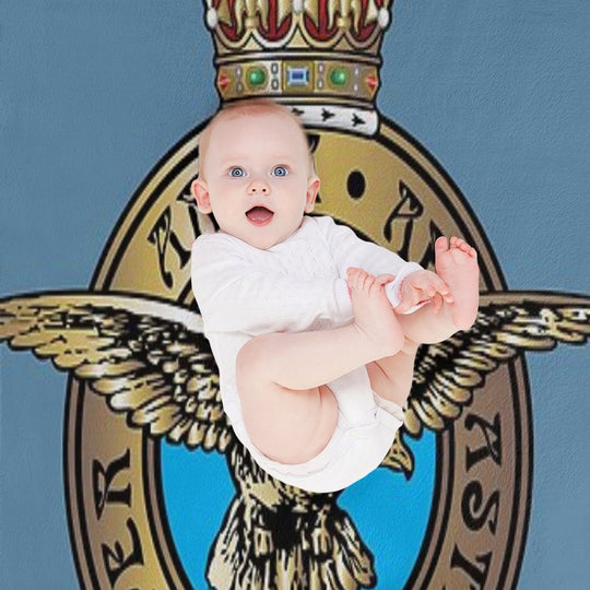 Royal Air Force Badge Quick-dry Throw Blanket