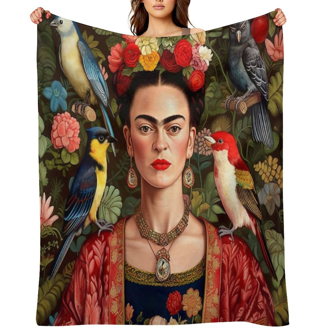 Frida Kahlo 7 Lightweight Throw Blanket