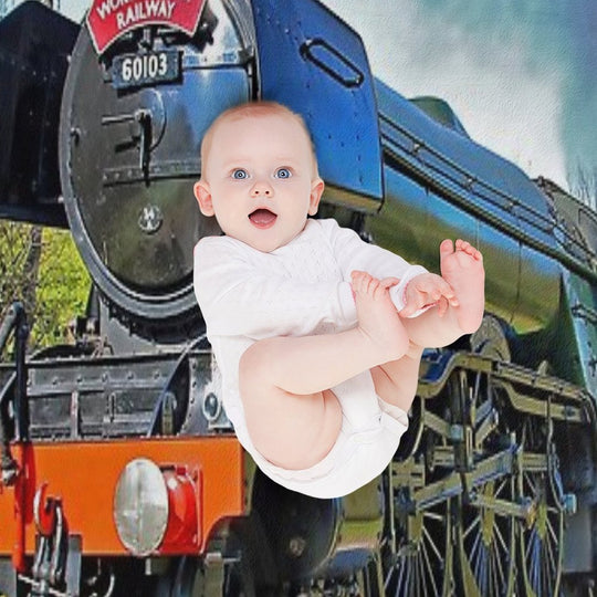 The Flying Scotsman on The  KWVR - 1 All-season Throw Blanket