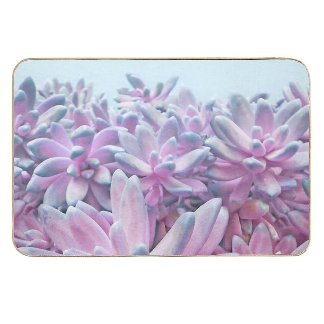 Sweet Succulents  Pet-Safe Bath Mat