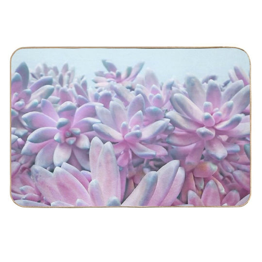 Sweet Succulents  Pet-Safe Bath Mat