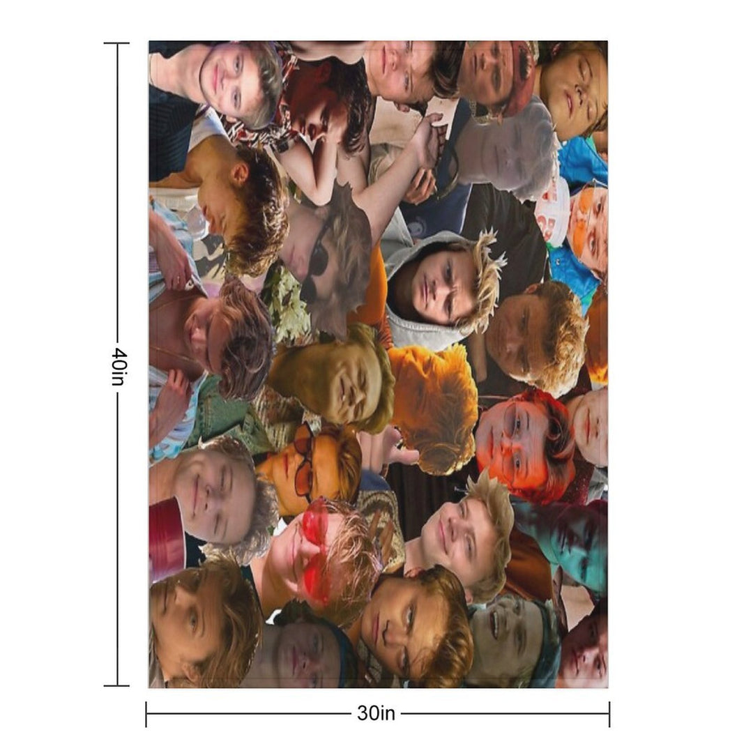 Rudy Pankow Photo Collage Premium Throw Blanket