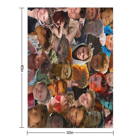 Rudy Pankow Photo Collage Premium Throw Blanket