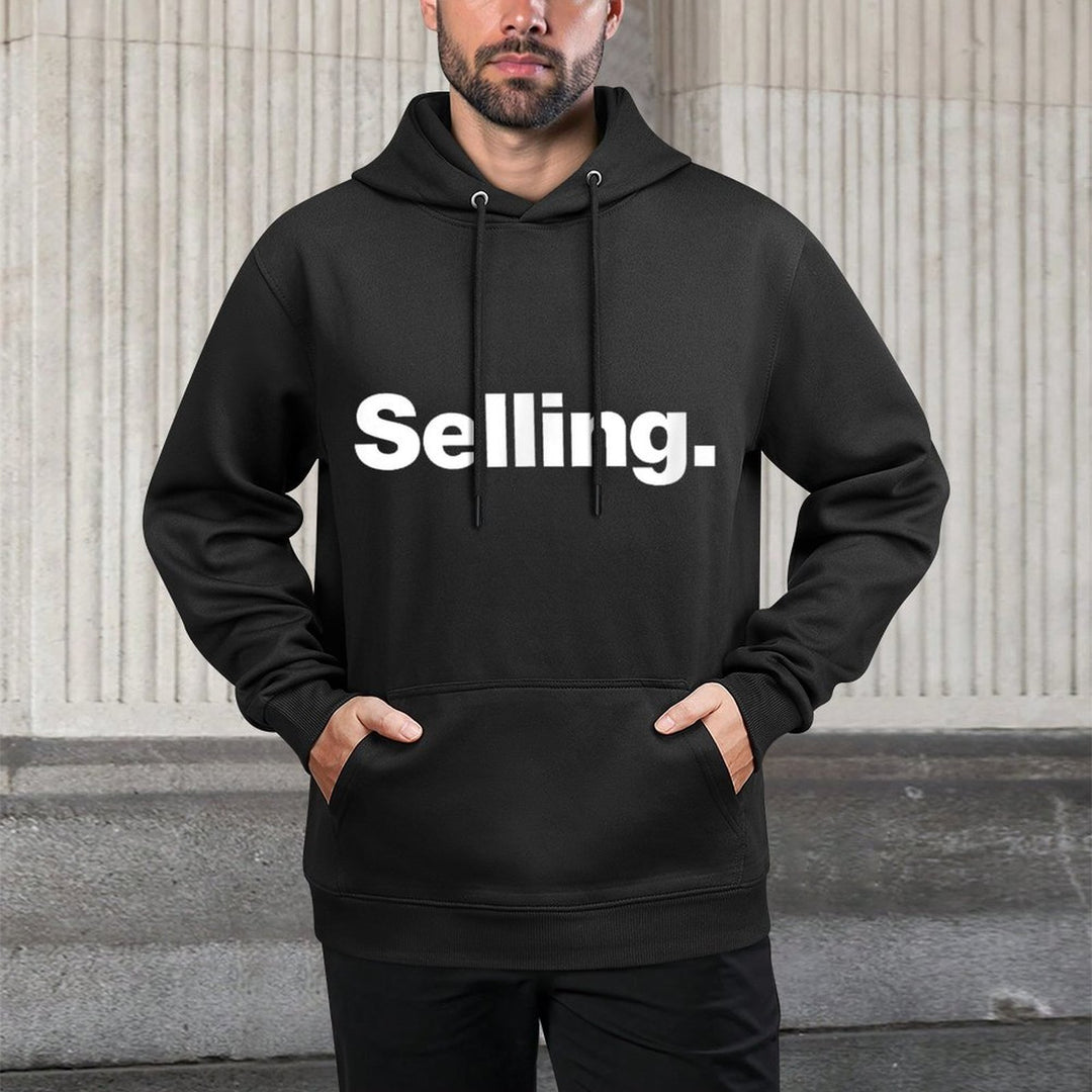 The Word Selling  A Design That Says Selling Customizable Surface Hoodie