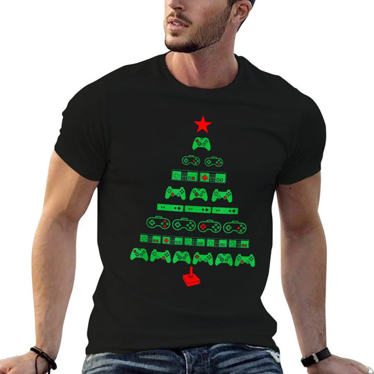 Christmas Gamer for Men - Video Games  Eco-friendly Material T-Shirt