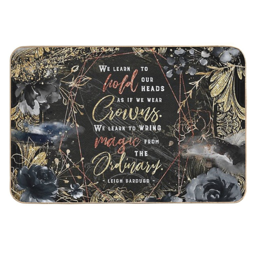 We Learn to Hold  Toxin-Free Bath Mat