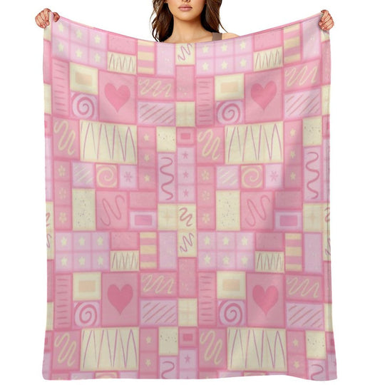 Strawberry Chocolate Premium Throw Blanket