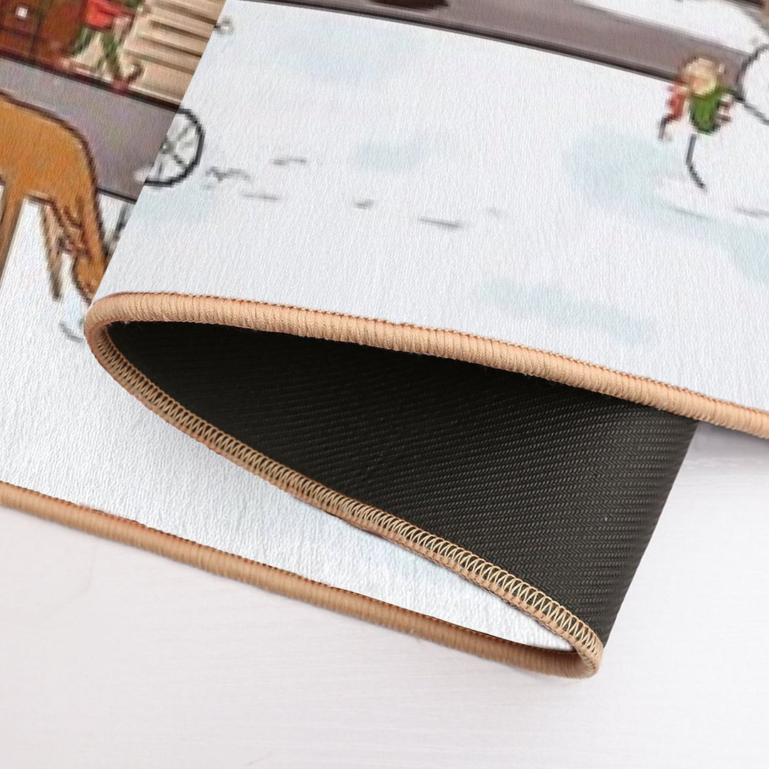 Christmas Whimsy  Absorbent Bath Mat