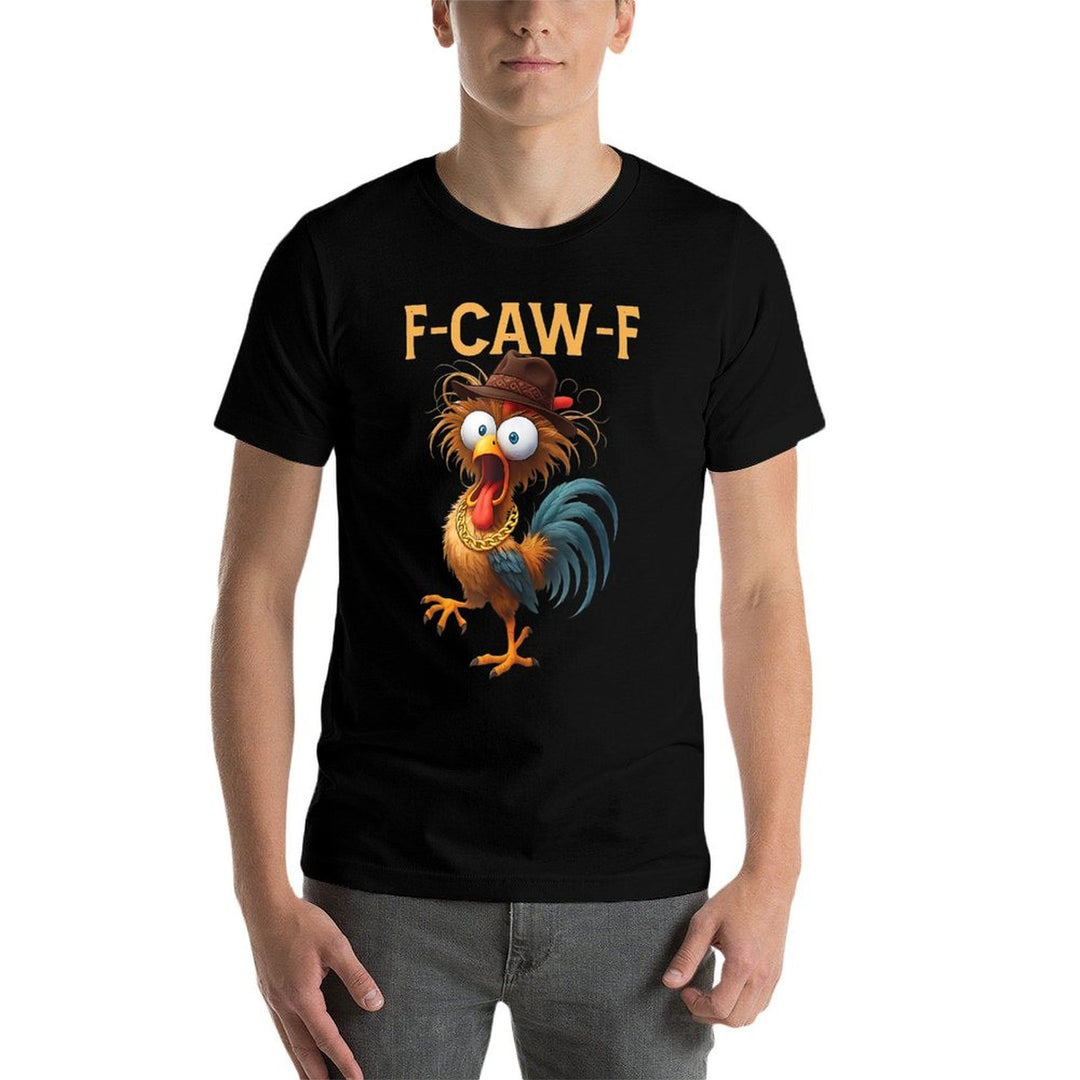 F-Caw-F Chicken Quote Rooster Meme  Soft T-Shirt
