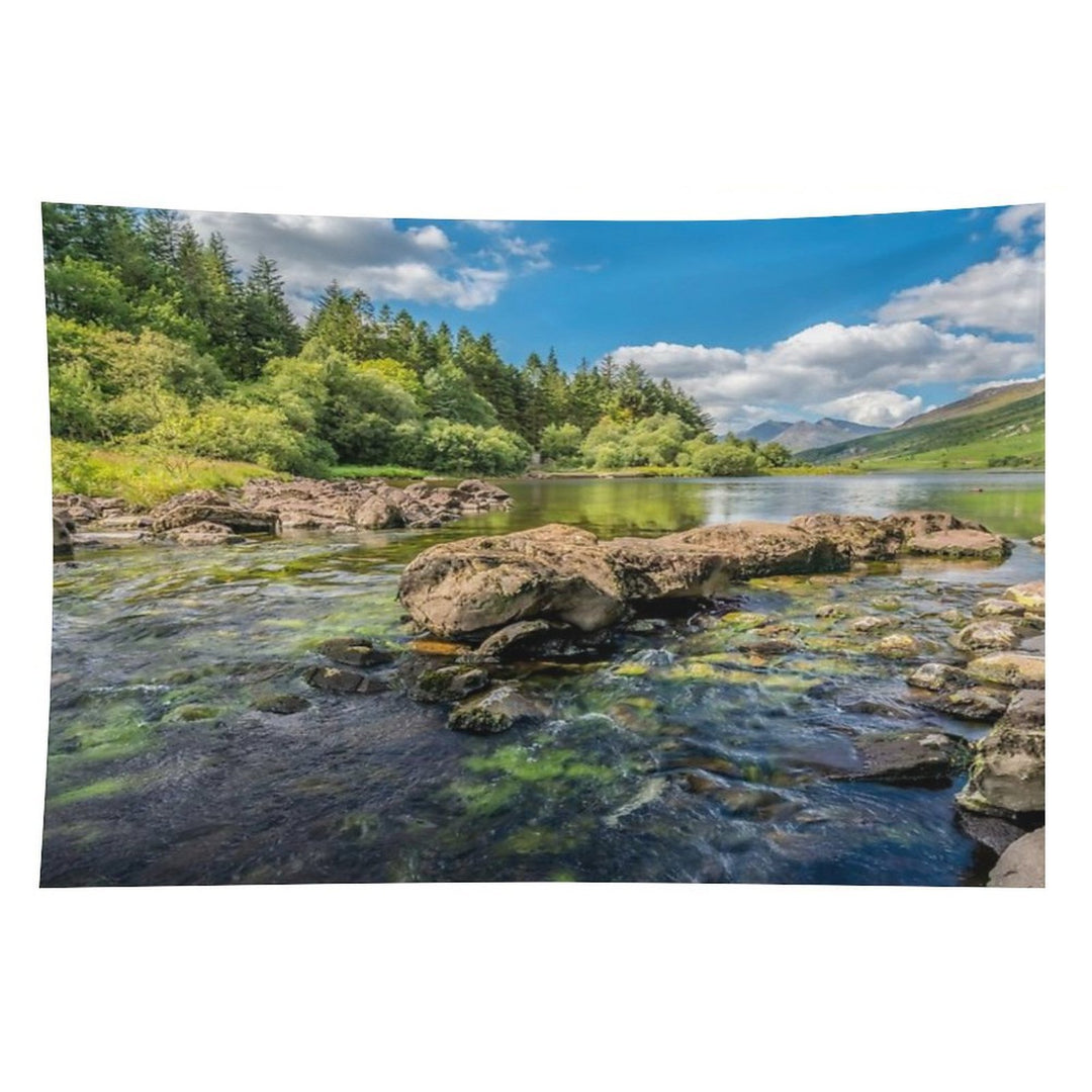 Llynau Mymbyr Lake Snowdonia Tapestry