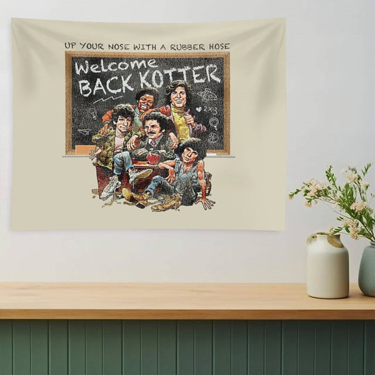 Welcome Back Kotter Vintage Worn Tapestry