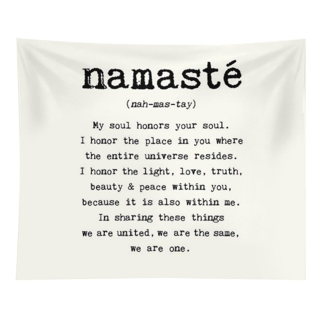 Namaste. Tapestry