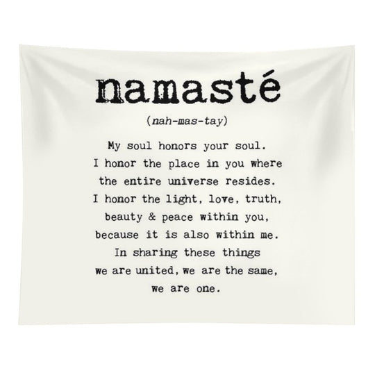 Namaste. Tapestry