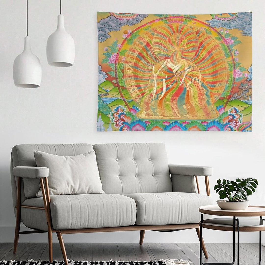 Dzogchen Rainbow Body Thangka Tapestry