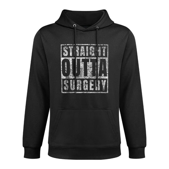 Get Well Soon Gifts Post Surgery Funny Straight Outta Moisture-Wicking Hoodie