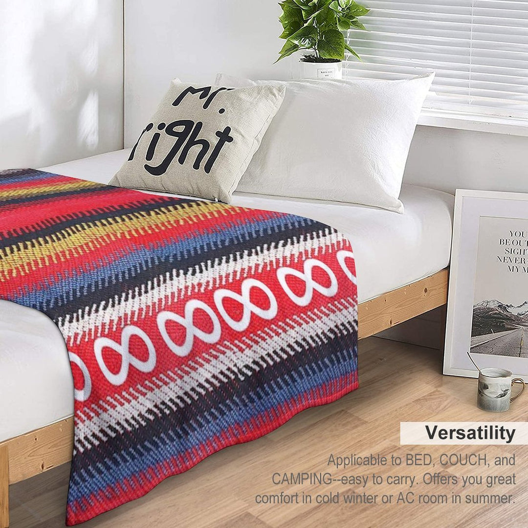 Infinity Sash Velvety-soft Throw Blanket