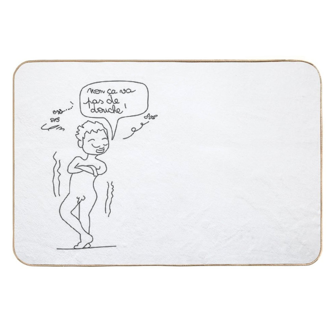 No Shower Durable Bath Mat