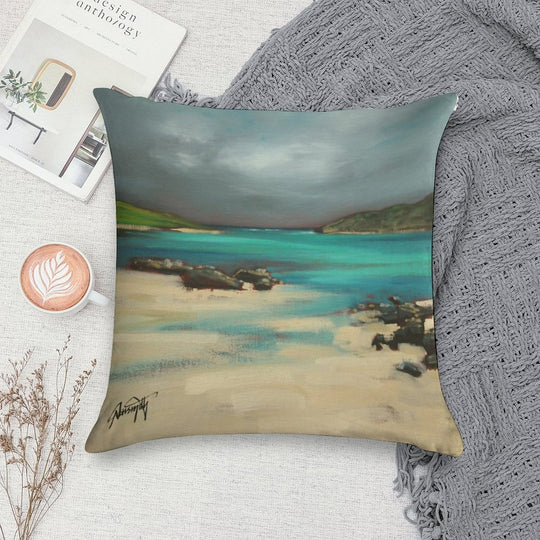 Vatersay And Barra Soft Shrink-Resistant Throw Pillow