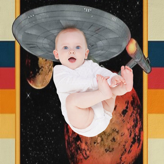 USS Enterprise NCC-1701 Premium Throw Blanket