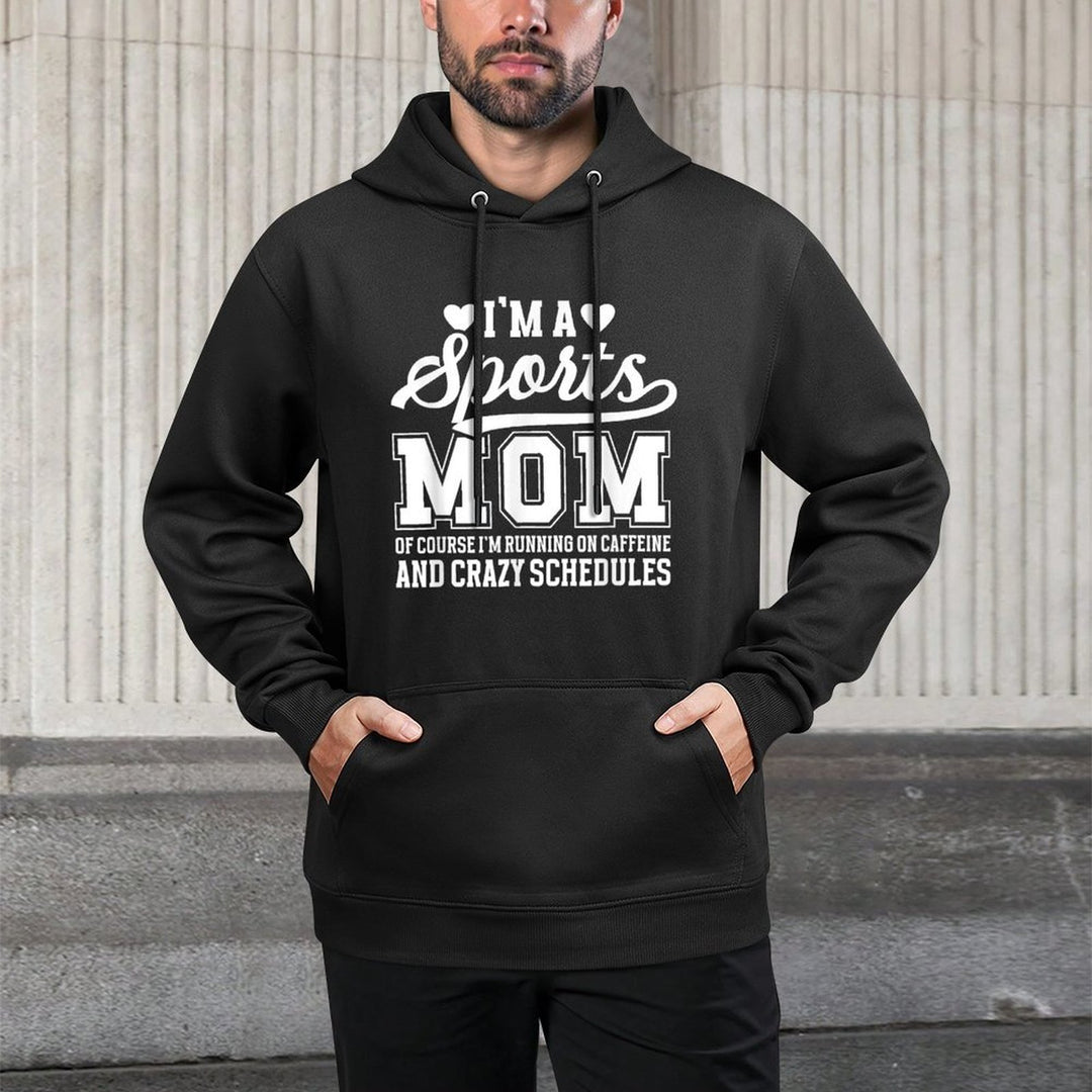 Im A Sports Mom Sports Mother Sport Mom Sports Mama Shape Retention Hoodie