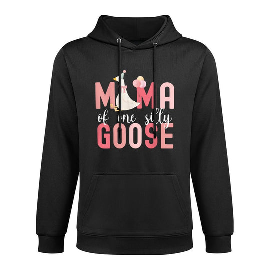 Silly Mama Silly Goose Mom Birthday Family Matching Party Moisture-Wicking Hoodie