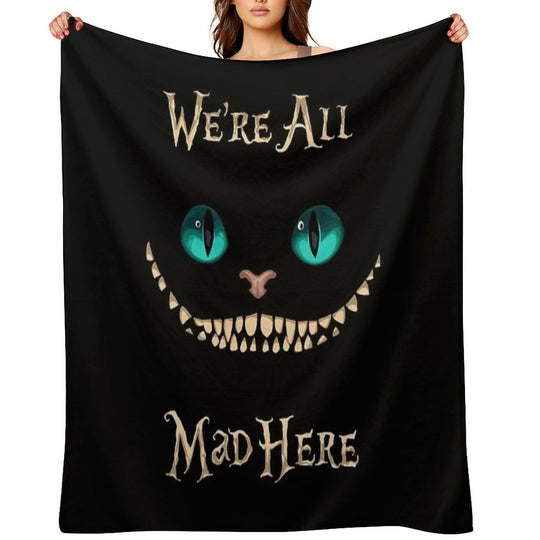 Alice In Wonderland Wrinkle-free Throw Blanket
