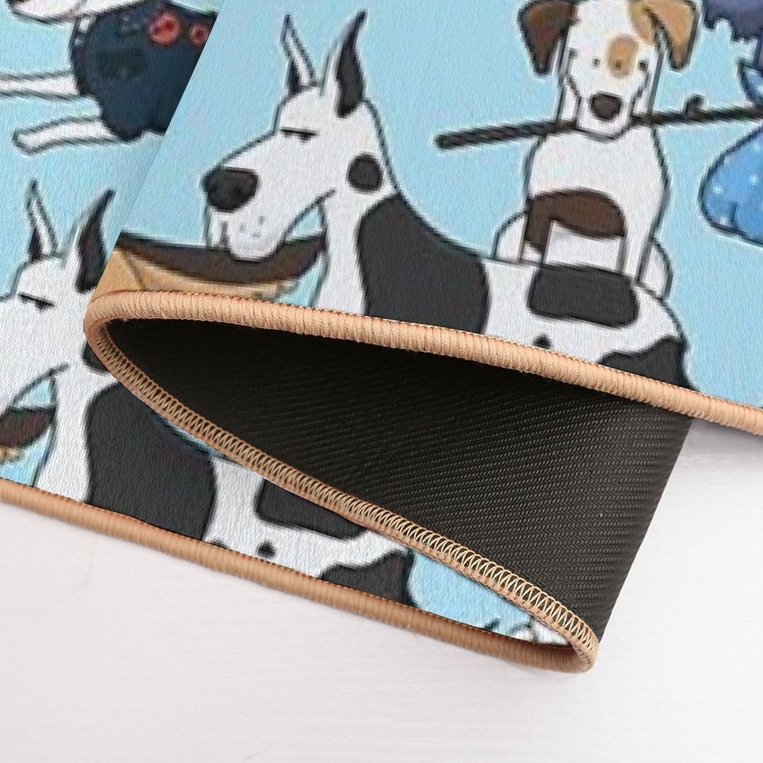 Dogs of The World  Easy Maintenance Bath Mat