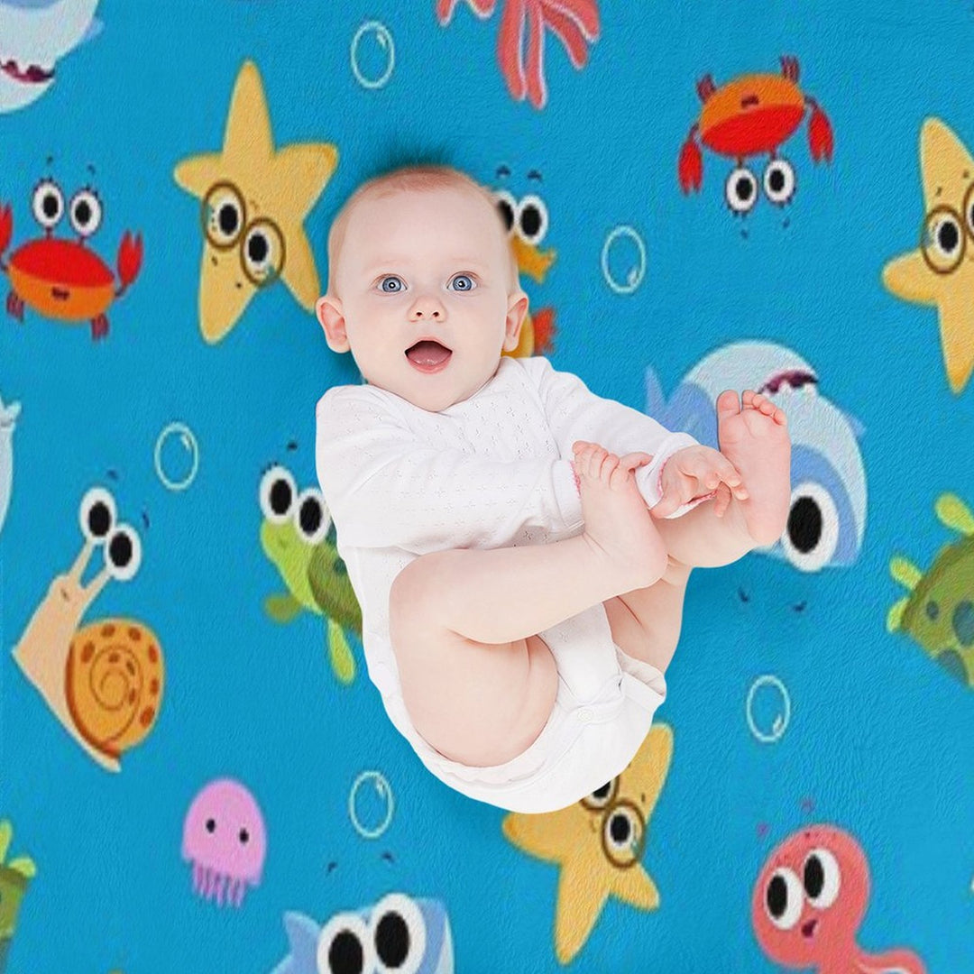 Finny The Shark Pattern 01 Premium Throw Blanket