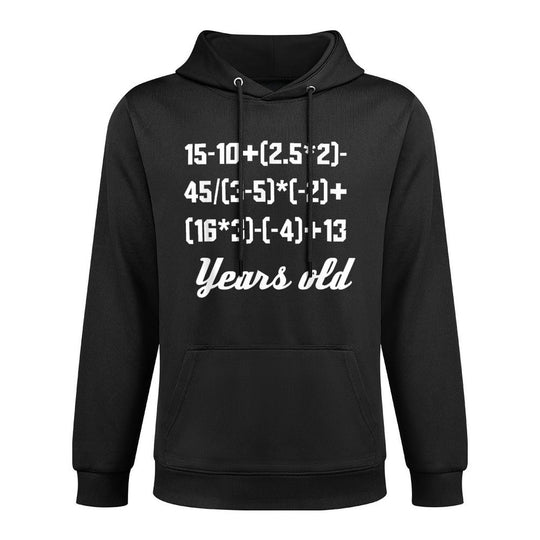 30 Years Old Math Equation 30th Birthday Funny Colorfast Hoodie