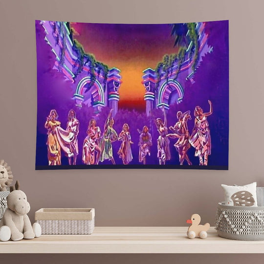 Xanadu - Olivia Newton-John - Mural  Designs by PopRetroDisco Tapestry