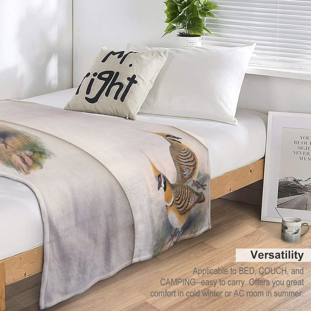 John Gould The Birds of Australia 1869 069 Lophophaps Leucogaster Compact Throw Blanket