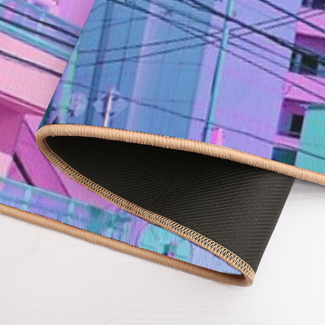 5PM in Ethereal Tokyo  High-Traffic Bath Mat