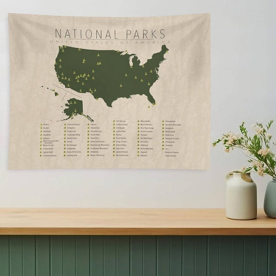 US National Parks Tapestry