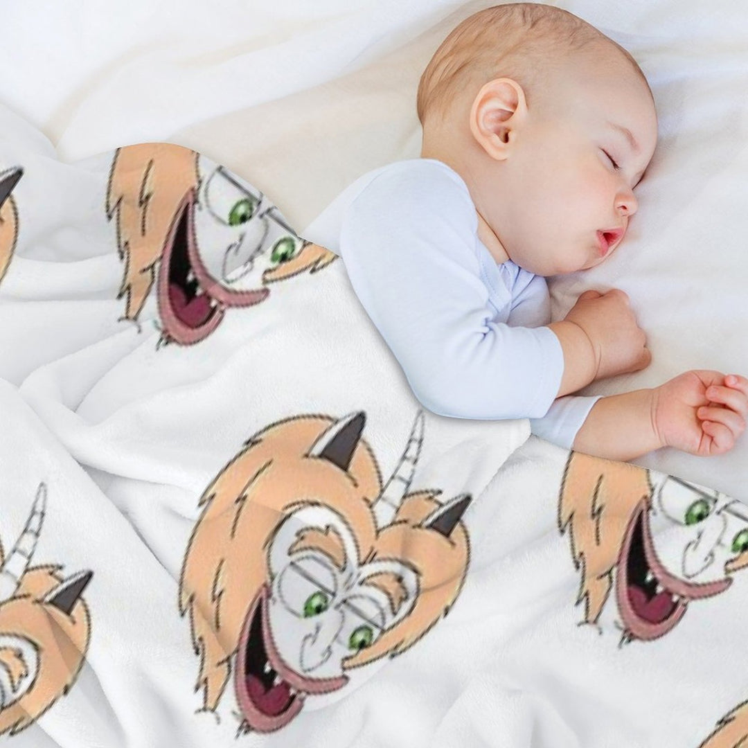 Maurice Hormone Monster - Big Mouth Sustainable Throw Blanket