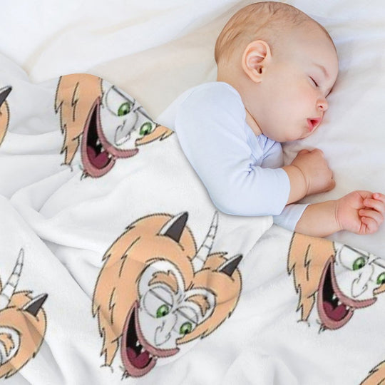 Maurice Hormone Monster - Big Mouth Sustainable Throw Blanket