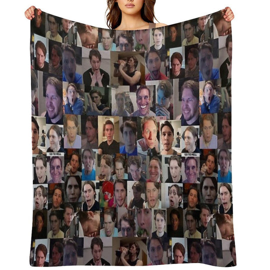 Jerma Collage Gift-ready Throw Blanket