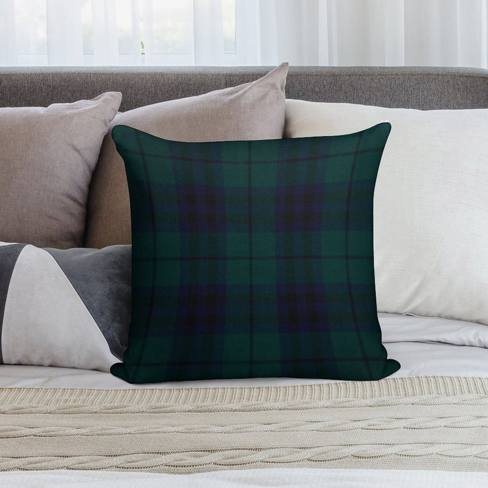 Keith Scottish Tartan Soft Shrink-Resistant Throw Pillow