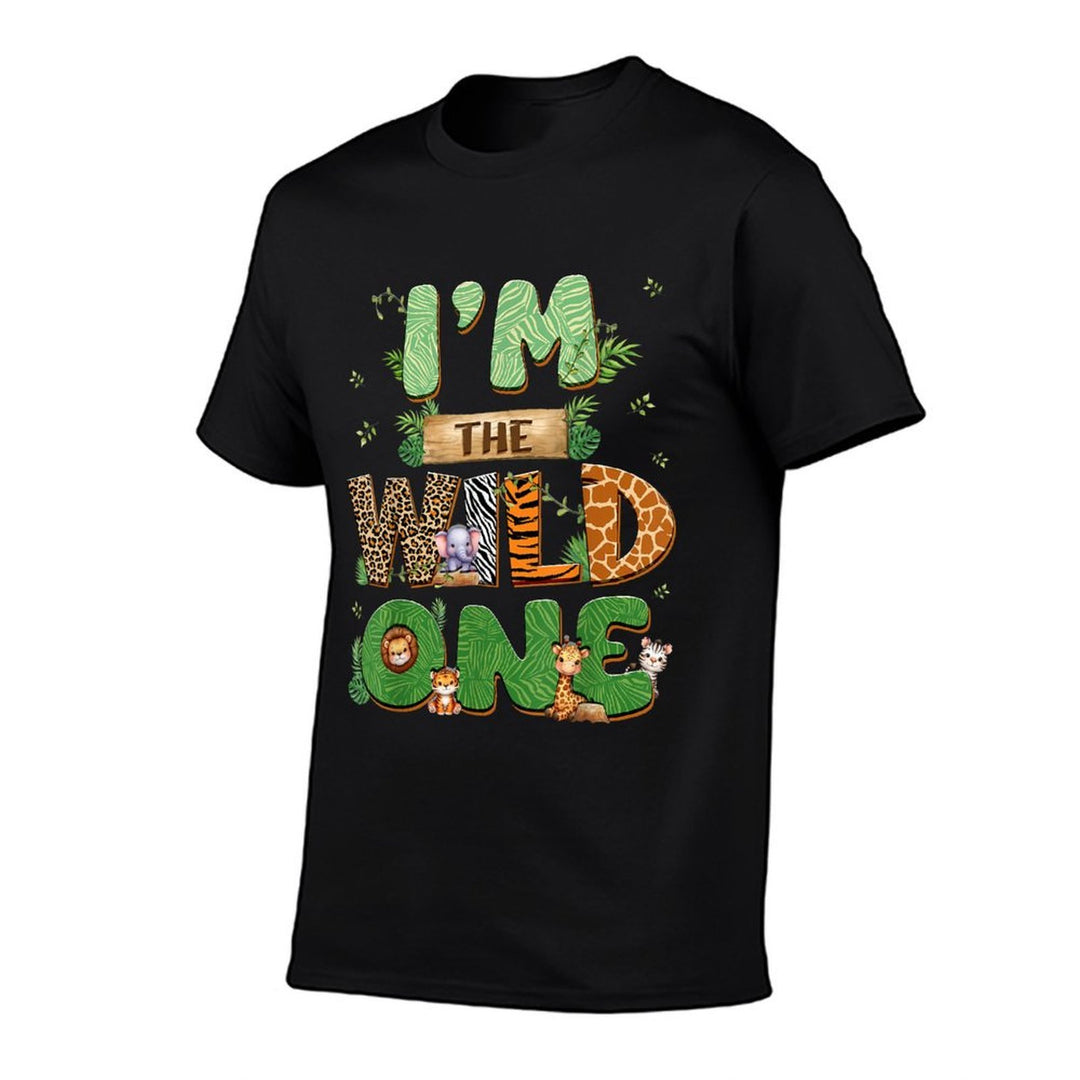 Im The Wild One Birthday Family Matching Party Decor  Durable T-Shirt