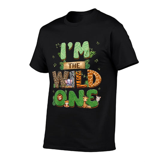 Im The Wild One Birthday Family Matching Party Decor  Durable T-Shirt