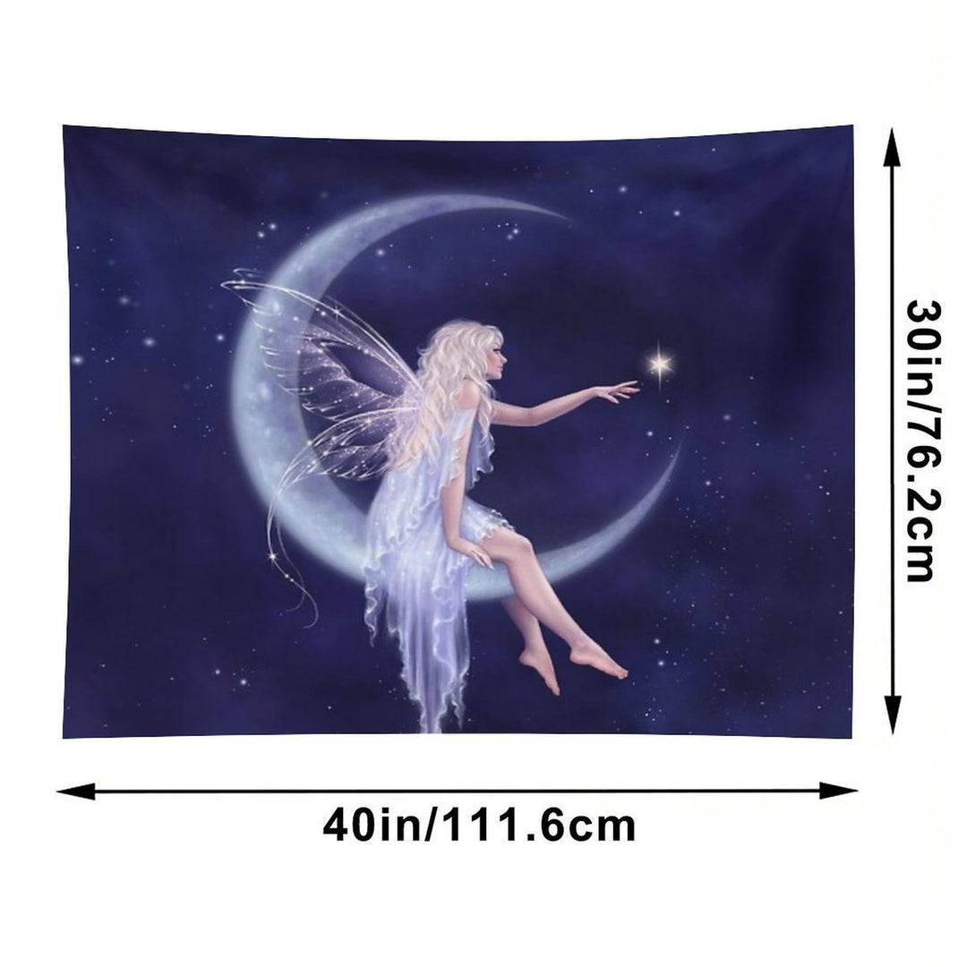 Birth of A Star Moon Fairy Tapestry