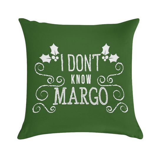 Christmas Vacation Todd And Margo Quote by Kelly Design Company Soft Home Decor Throw Pillow