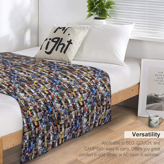 Mixed Movie Montage Comfort Throw Blanket