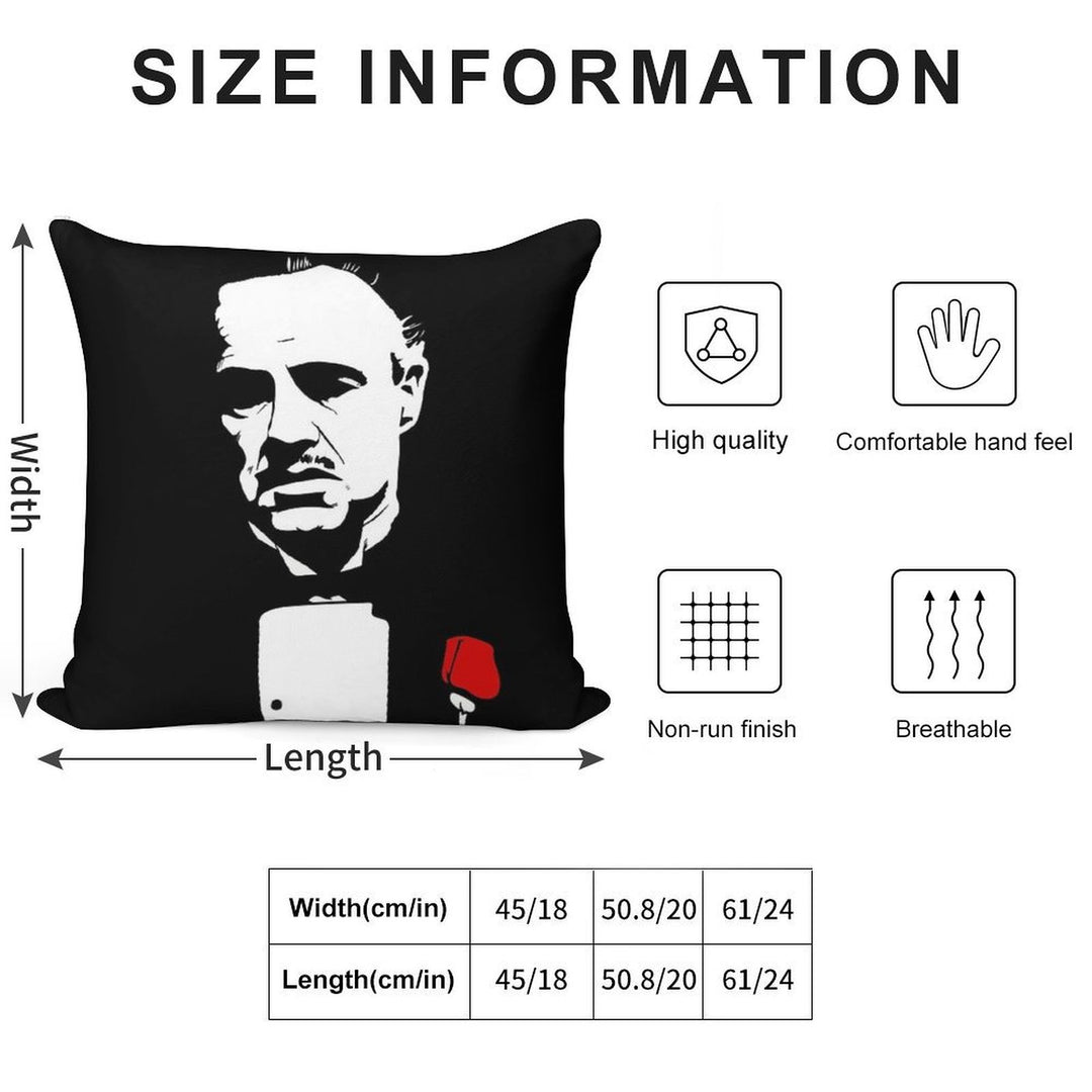 The Godfather Flower Soft Bedroom Essential Throw Pillow