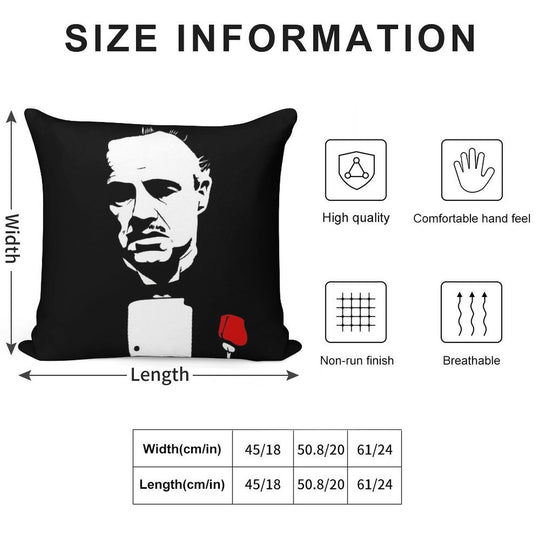 The Godfather Flower Soft Bedroom Essential Throw Pillow
