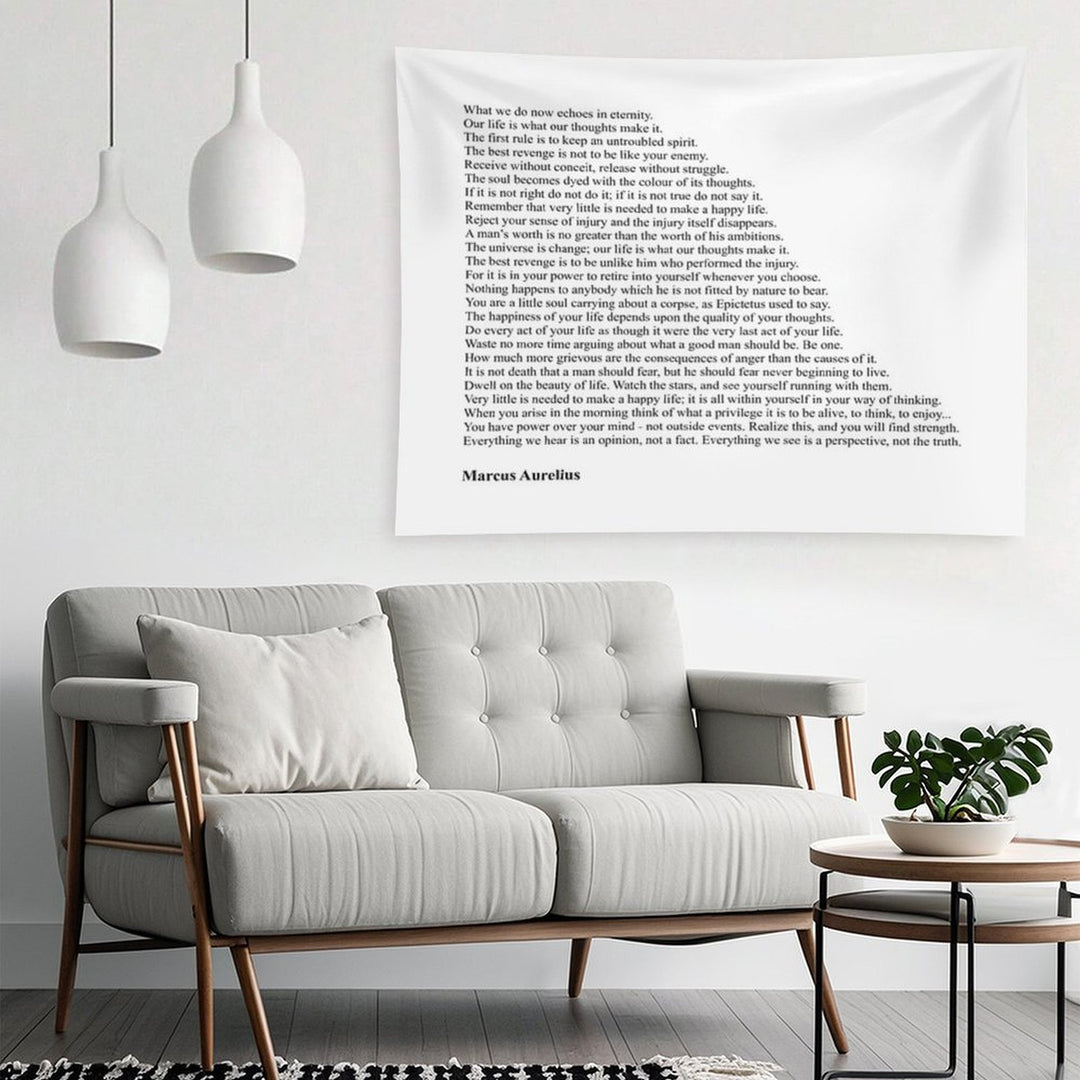 Marcus Aurelius Quotes Tapestry