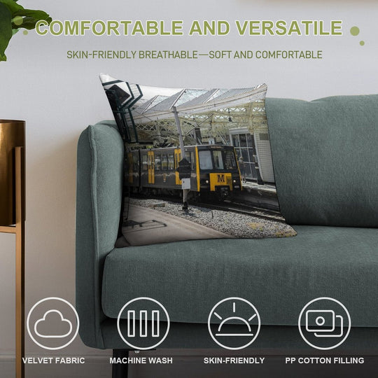 Tynemouth Metro Soft Easy Maintenance Throw Pillow