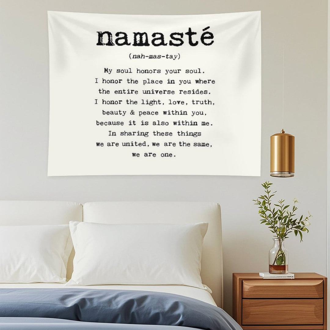 Namaste. Tapestry